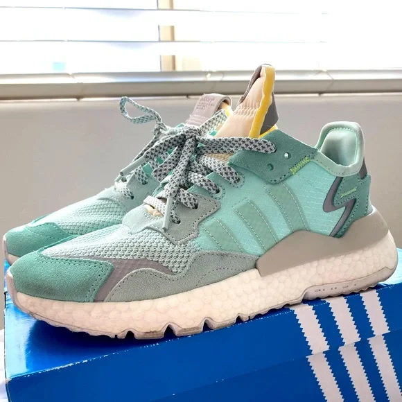 Adidas Womens Adidas Nite Jogger Mint Green Adidas Nite Jogger - Main Image